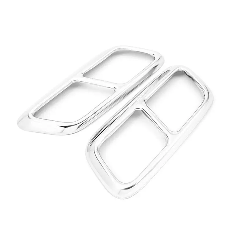 

ABHX-Car Tail Throat Trim For Land Rover Range Rover Sport 2018-2022 Exhaust Pipe Cover Exhaust Muffler Tail Pipe Cover Trim