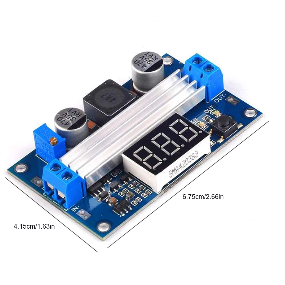 Módulo regulador de tensão de fonte de alimentação LTC1871 Conversor DC-DC Módulo de fonte de alimentação regulada 3-35V Max 9A