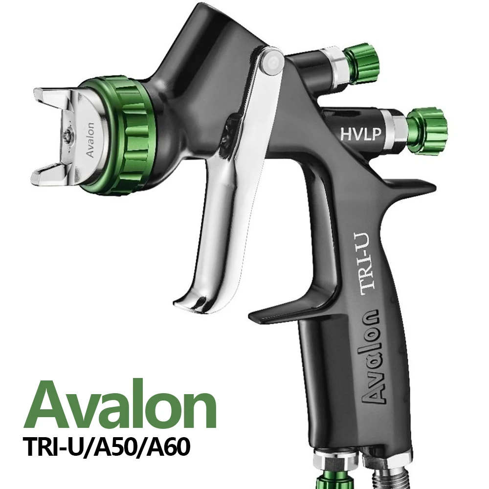 

Avalon TRI-U A50 A60 Pneumatic Paint Spray Gun High Atomization Low Pressure Paint Spray Gun Varnish Paint 1.3mm 1.4mm