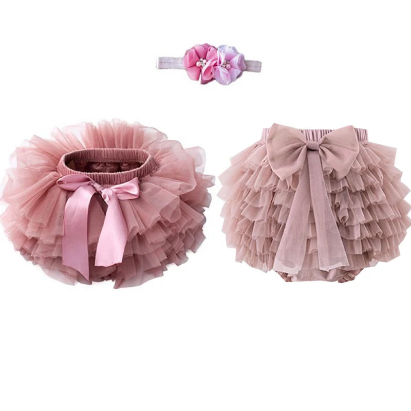 1 قطعة ربيع الخريف الفتيات تنورة الأميرة الأطفال رقيق تنورة الاطفال الباليه الرقص الملابس حفلة الرضع PP بانت حقيبة الطفل ضرطة بانت
