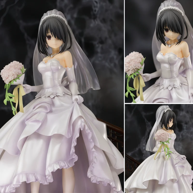 Dudate A Live Anime Figurines Tokisaki Kurumi Yoshino Itsuka Shido Yatogami Tohka Wedding Dress Various Style Model Ornament Toy