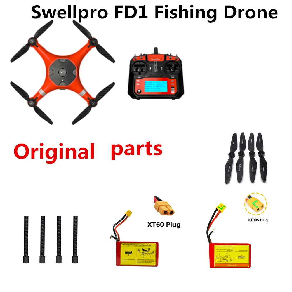 SwellPro FD1 Drone accessori originali batteria 4S 15.2V 6500mAh uso per Swellpro Fisherman FD1 Fishing Drone pezzi di ricambio