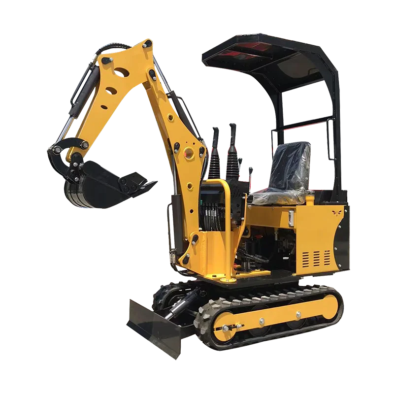 ใหม่ 1.5 ตัน Mini Digger 1Ton Excav Mini Crawler Excavator Mini Backhoe Excavator ปรับแต่งด้วย Cab