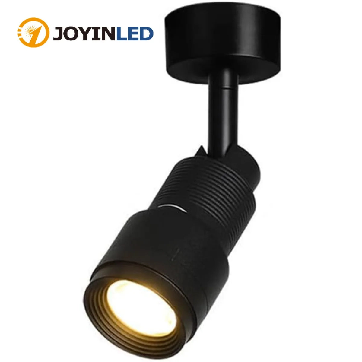 

JOYINLED Adjustable Zoom Spot Light, 1/2/5PCS 7W Ceiling Lamp , 8°-60° - Telescopic Commercial & Residential LED Accent Lighting
