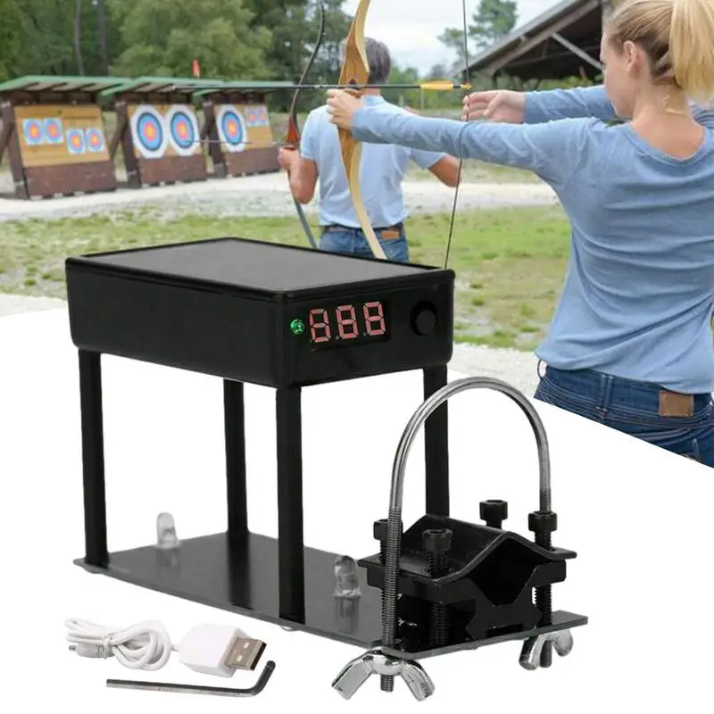 Imagem -03 - Tiro Medidor de Velocidade com Alta Precisão Balística Cronógrafo Velocímetro Tester Outdoor Sports Velocidade Ferramenta de Medição 3.7v