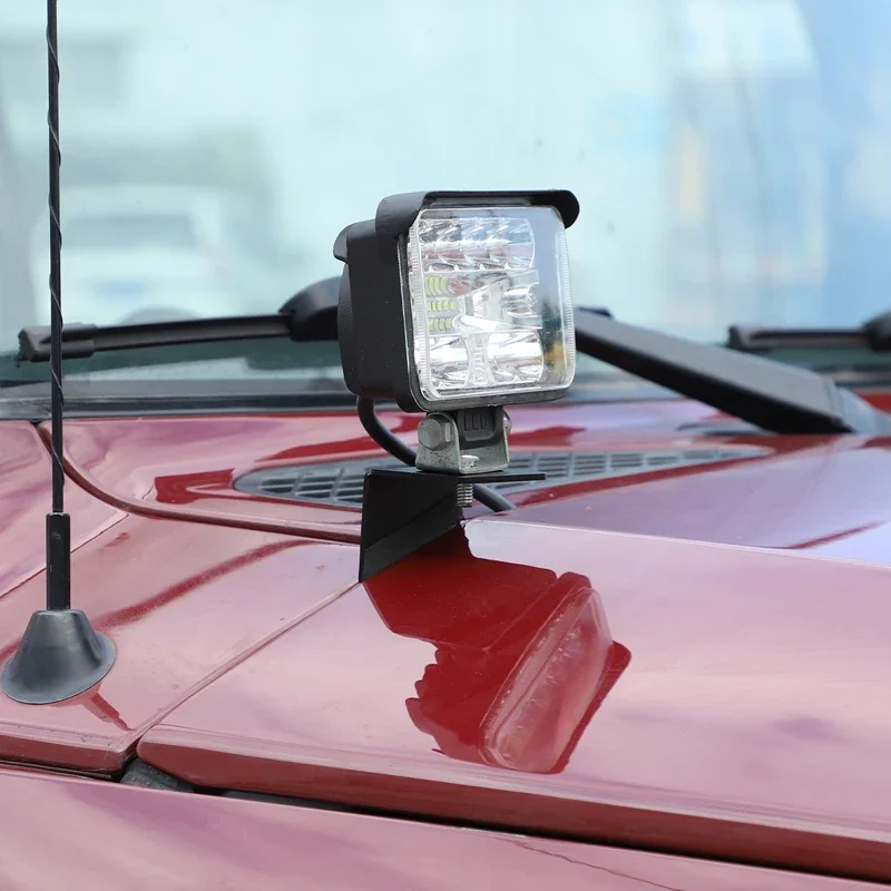 For 2007-2021 Toyota FJ Cruiser Car Engine Cover Lamp Holder Bracket Engine Cover Spotlight Bracket Car Modification Accessories 2