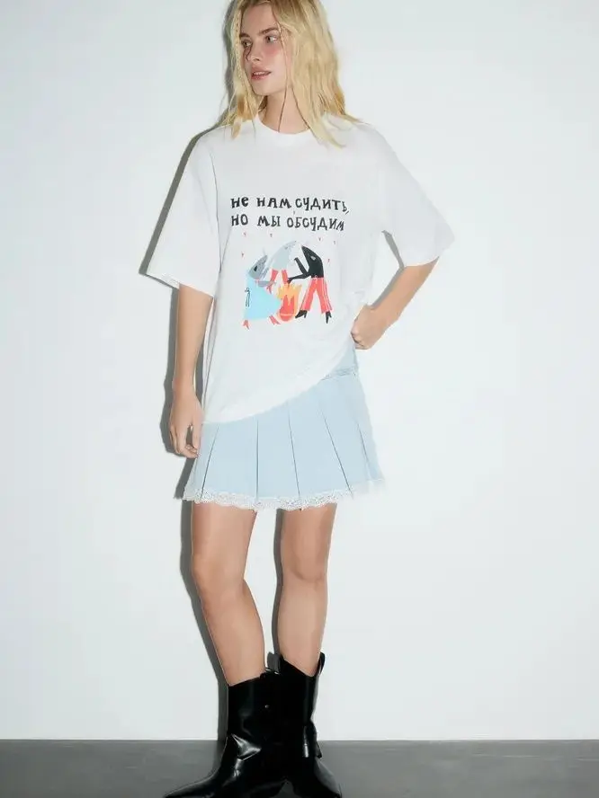 Y2K مريحة القطن لطيف ماوس كاريكاتير الجرافيك المحملة الهيب هوب مضحك كبيرة الحجم تي شيرت الأزواج عادية فضفاض الرجال النساء الروسية