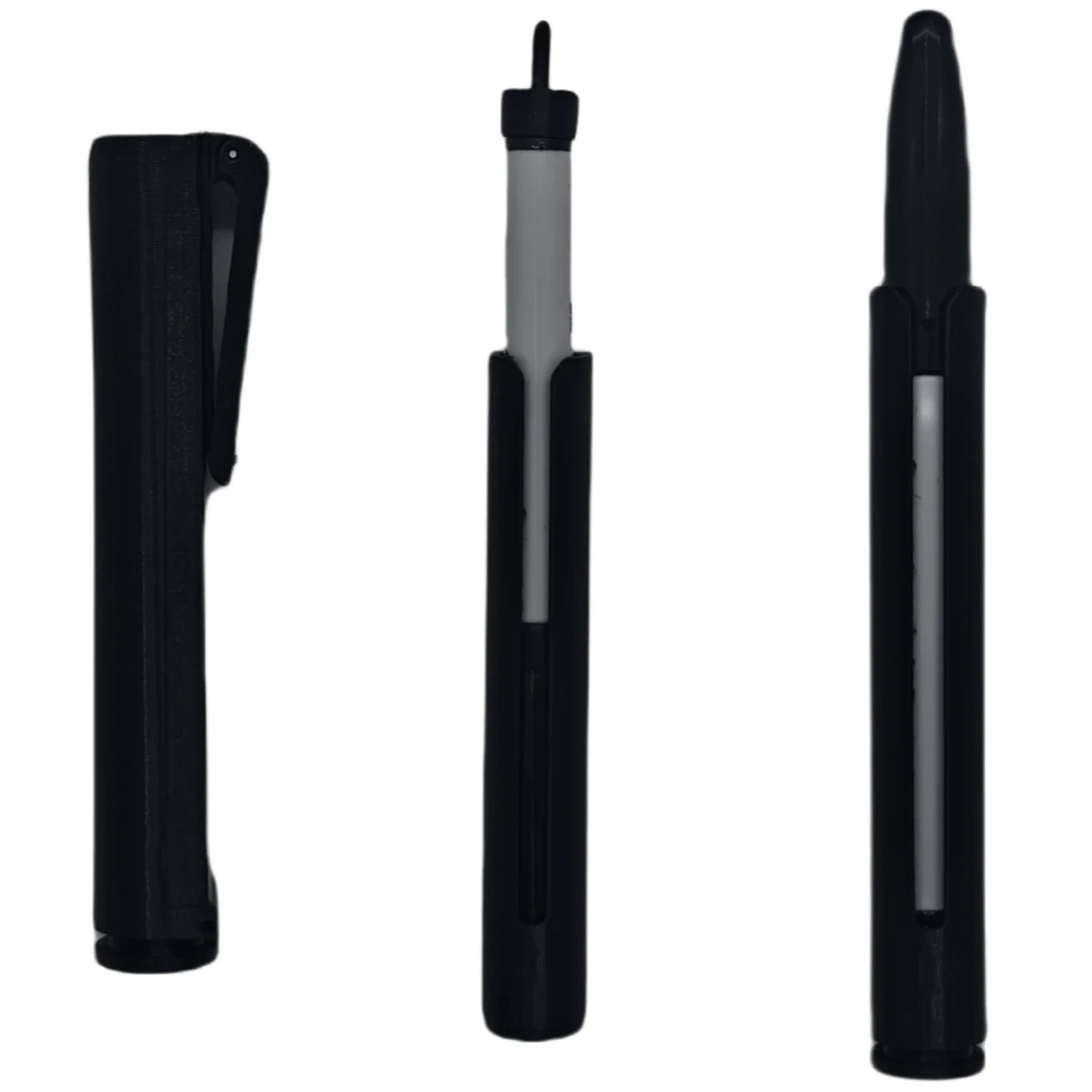 Dupla cruz companheiro truques mágicos marcador titular caneta coldre com clipe flexível mágico vai-para transportar acessórios magia adereços