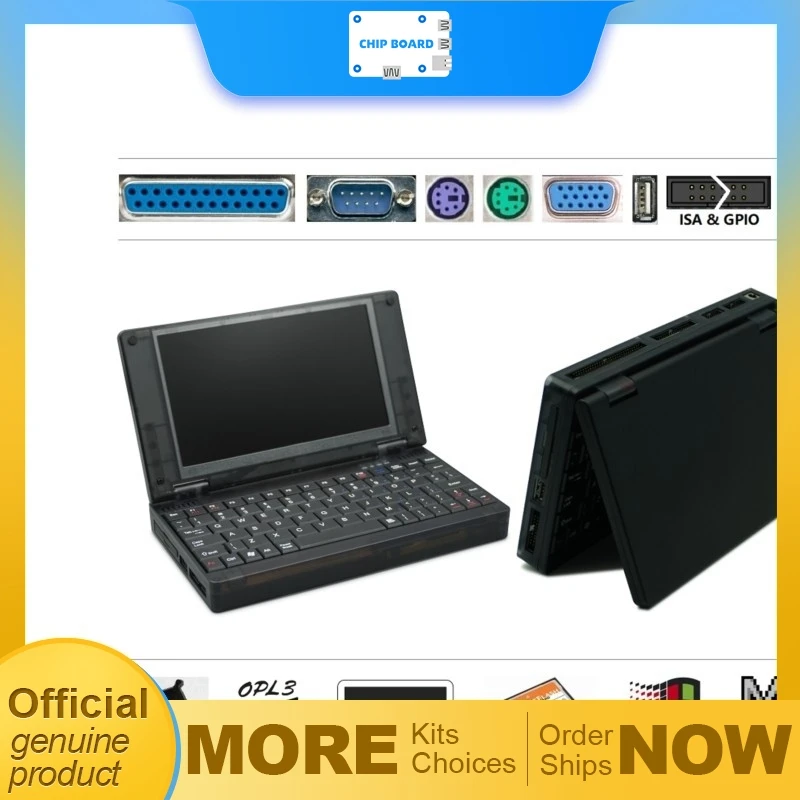 

Портативный компьютер Pocket386 в стиле ретро DOS с процессором Classic 386SX, поддерживающий программное обеспечение MS-DOS, Windows 3.1 и Windows 95.