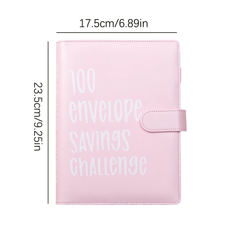 Imagem -05 - Caderno de Folhas Soltas com Envelope Economizando Orçamento Maneira Fácil e Divertida de Economizar Dinheiro Envelope 100 Pcs