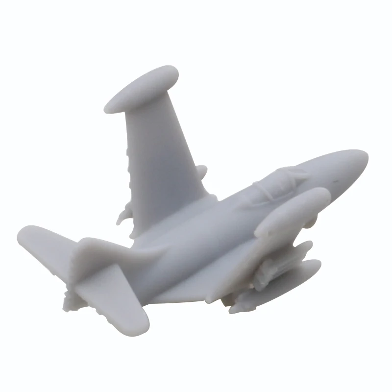 10PCS Simulation F9F Jet Fighter Length 4/16/28.8/33mm Folding Wing Ship-based Aircraft 3D Printed Model for DIY Painting Hobby