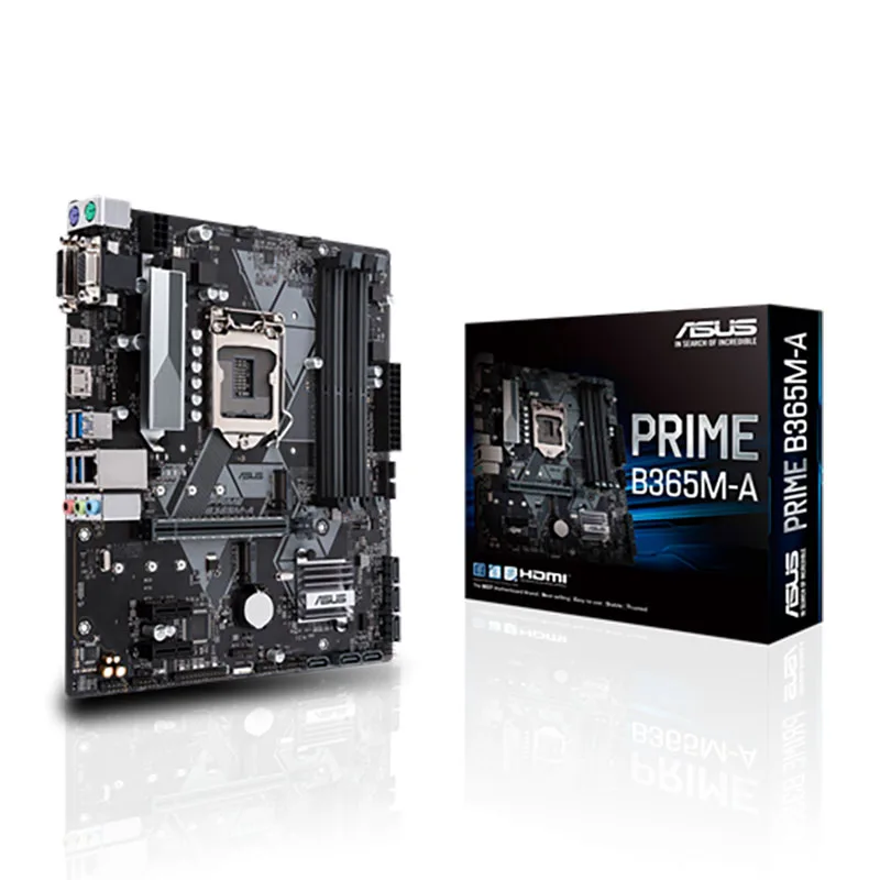 NEW Asus PRIME B365M-A Original  Desktop Intel B365 B365M DDR4 64G Motherboard LGA 1151 i7/i5/i3 USB3.0 SATA3