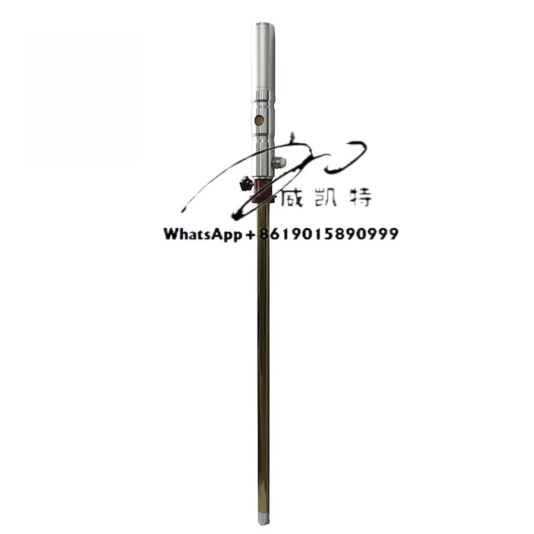 Air Operated Mobile Lubrication Drum Dispenser Pneumatic Oil Drum Pump With Counter Meter