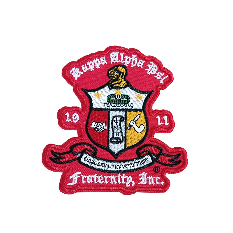 Kappa Alpha Psi Fraternity Guy with Cane Embroidered Appliqué Iron on Greek Blazer Jacket Patches, 4 \