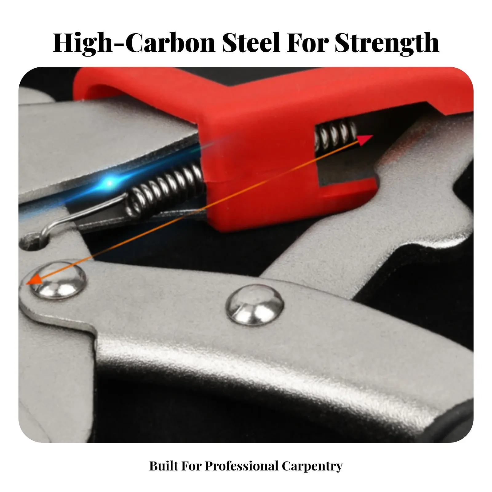 C-Shaped Locking Clamp Fast-Release Lever Robust Duty C-Clamp Clamping Tool Professional Grade Wear-Withstand Ant for Carpenters - view 3