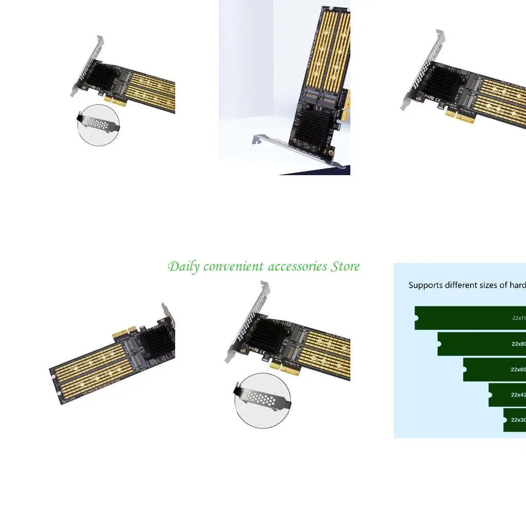 

97QB PCIE для M.2 Adapter Card PCIE для M.2 NVME для M для двойного преобразователя клавиш