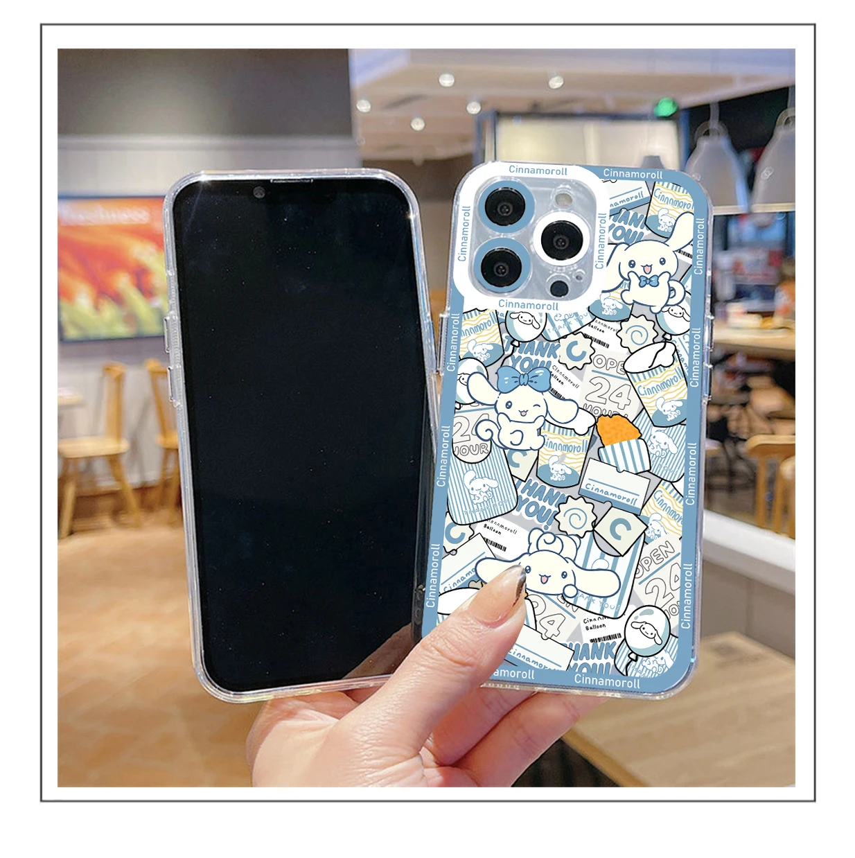 Kuromi My Melodie Hellos Kittys Cinnamoroll Telefoonhoesje Voor Iphone 15 14 13 12 11 Mini Pro Max Xr Xsmax 6S 6 7 8 Plus Se20 Cover