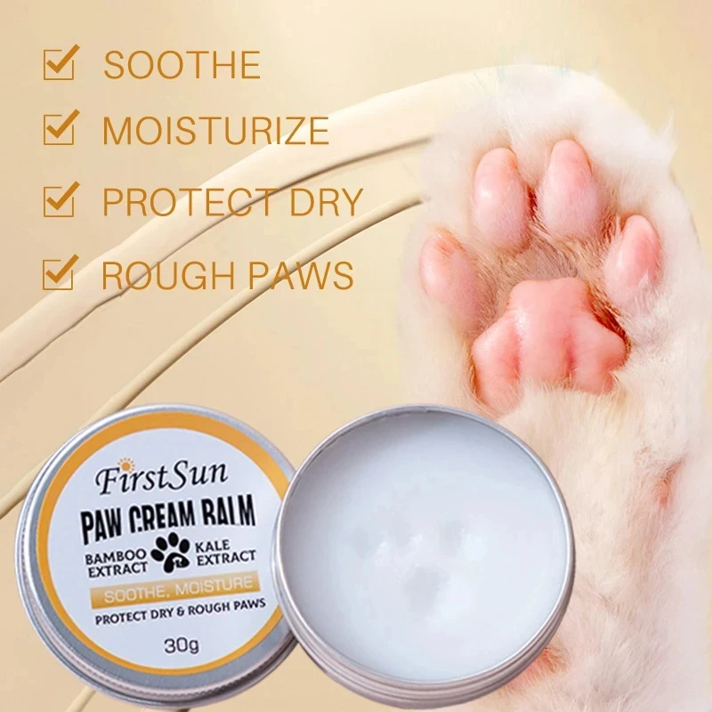 

Special effect 4PC cat and dog pet glycerin claw care cream, moisturizing dry and cracked front toes and feet pet care products