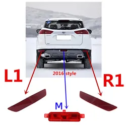 Car Rear Bumper Reflector Rear Fog Lights For Geely Atlas Boyue NL-3 Proton X70