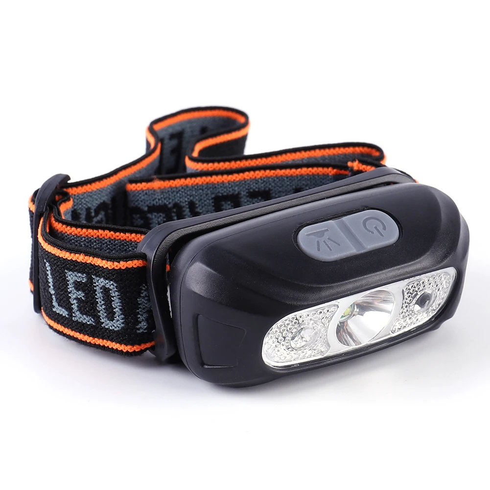 Mini Head Lamp USB Rechargeable Headlamp Powerful Sensor COB LED Head Light Torch Running Fishing Camping Waterproof Headlight