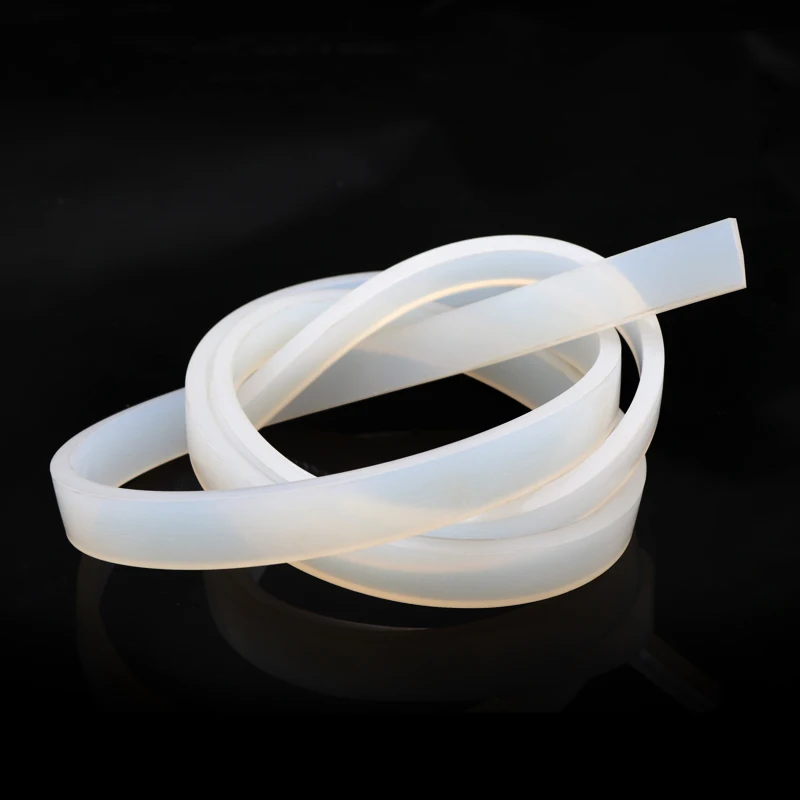 5mm x 5mm/10mm/15mm/20mm/30mm High Temperature Resistant Solid Silicone Rubber Sealing Strip Weatherstrip