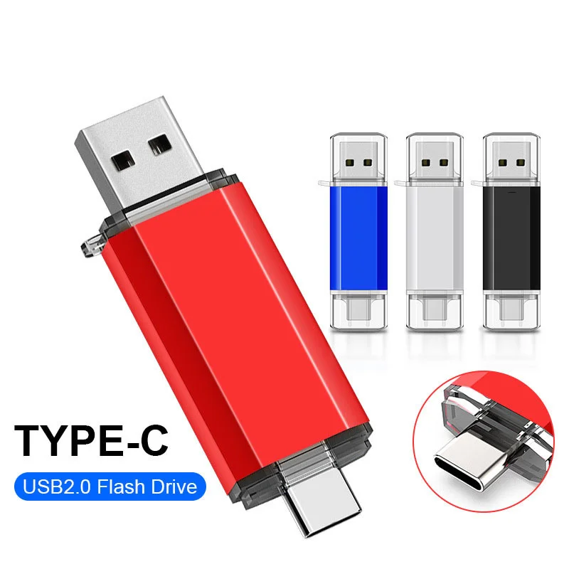 Lenovo 2TB OTG USB-Stick USB 3.0 Typ C für iPhone 1TB 512GB Pendrive für Samsung Huawei Xiaomi Laptop Speicherstick
