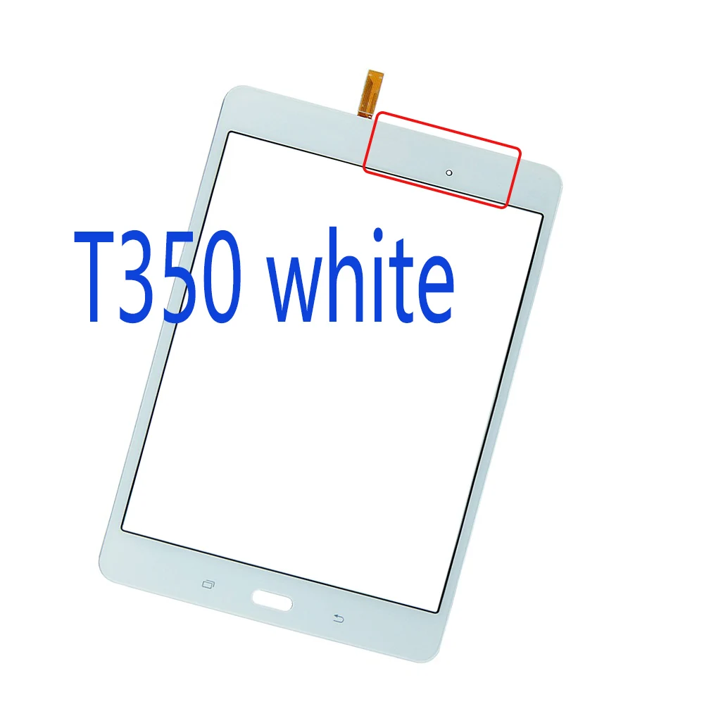 AAA+ Tested 8 Inch For Samsung Galaxy Tab A 8.0 T355 T350 SM-T355 SM-T350 Touch Screen Digitizer Sensor Glass Panel