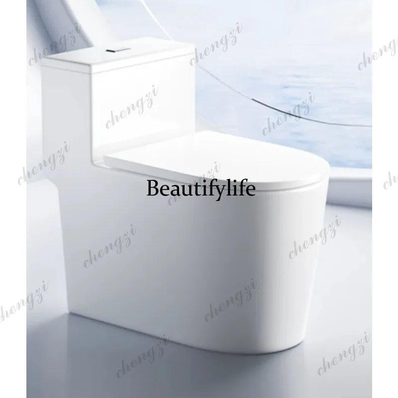 Household flush, ordinary toilet, super swirl siphon toilet, silent