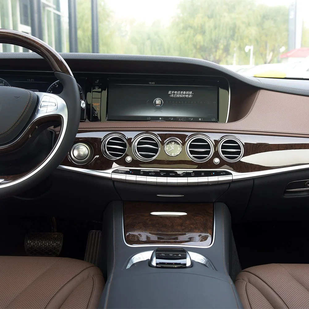 

12,3-дюймовый для Mercedes-Benz S Class W222 2014-2017, автомобильный радиоприемник Android Auto, беспроводной Carplay, двойная система, GPS-навигация, Carplay