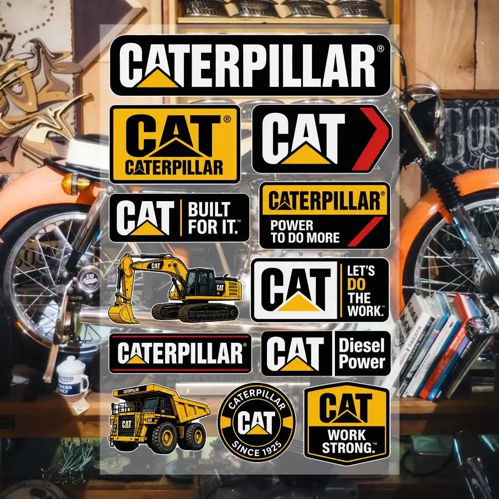 C-ateR-pillaR- Aesthetic Graffiti Stickers Waterproof PVC Decals for Car Motorcycle Skateboard Helmet Notebook