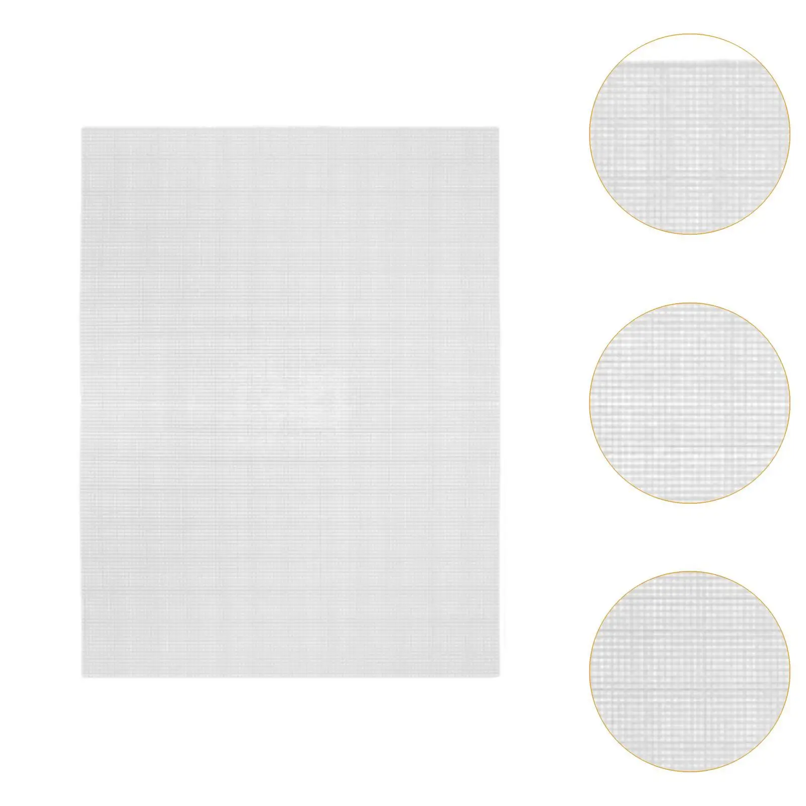 

12x Plastic Mesh Canvas Sheets for Embroidery for DIY Projects Crochet Knit