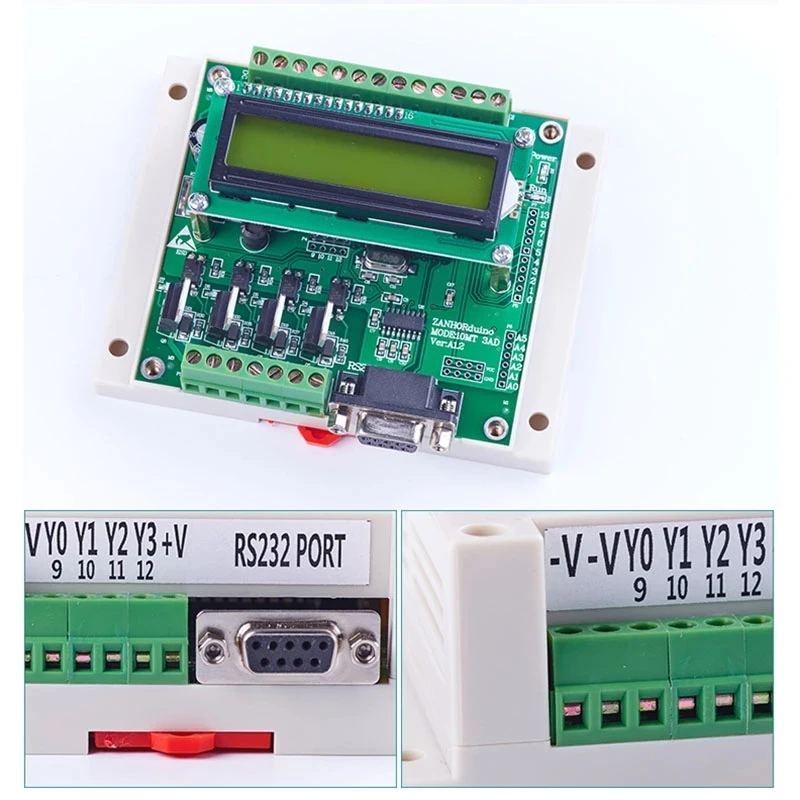 PLC 10MR 10MT for Arduino UNO 2560, AD DA Controller Board Relay or Transistor Development Board