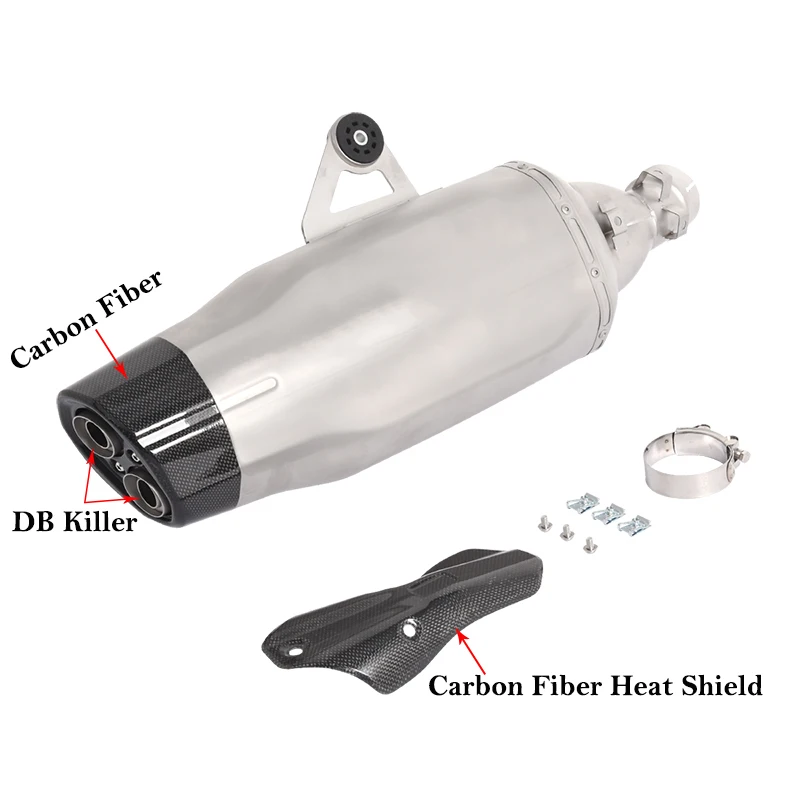 Slip On Motorcycle Exhaust Mid Pipe Muffler Escape For BMW R1200GS R1200 R1250 GS ADV R1250GSAdventure 2019 2020 2021 2022 2023