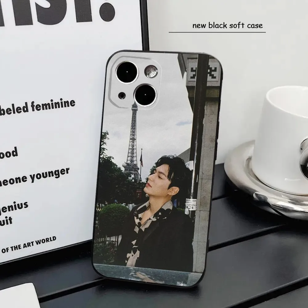 Actor Lee M-Min Ho Phone Case For iPhone16,15,14,13,12 Mini 11 Pro XR,X,XS,MAX 7,8 Plus Silicone Cover Soft Black