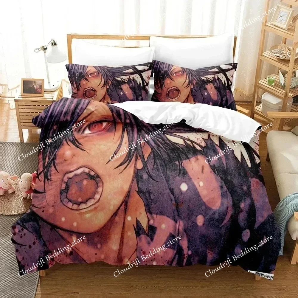 

Anime Dororo Bedding Set Twin Full Queen King Size with Pillowcases Bedroom Decor 3D Printed Polyester Duvet Cover