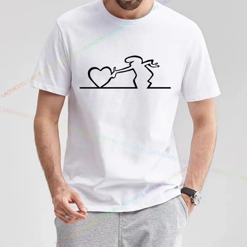 La Linea The Line Osvaldo Cavandoli TV hommes et femmes Style rue T-shirt été mode décontracté 100% coton T-shirt