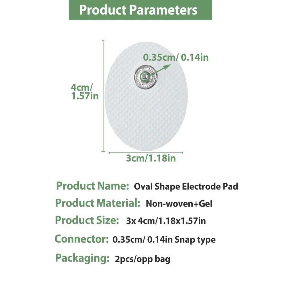 10/20Pcs Reusable Electrode Pads Self Adhesive Electrodes Replacement Patch for EMS Muscle Stimulator TENS Massager Gel Stickers