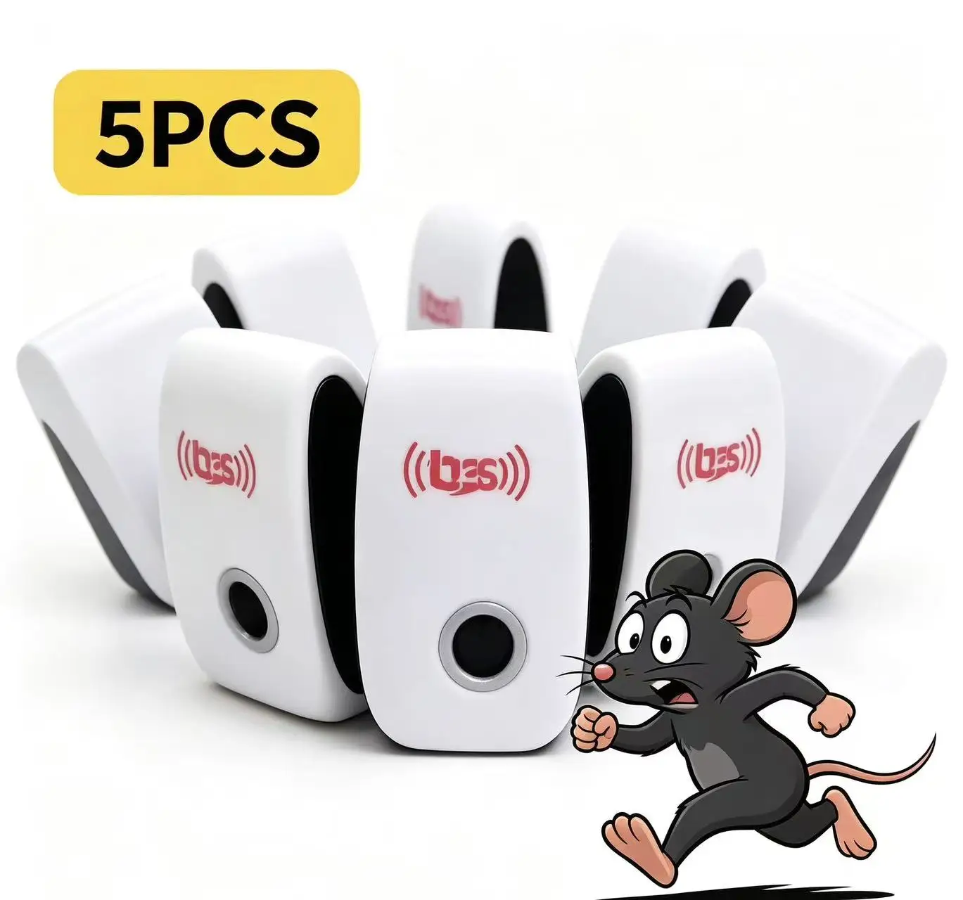 Electronic Pest Repellent 2026 Enhanced, Ultrasonic, Plug-In, for Mice, Mosquitoes, Cockroaches, Spiders, Ants and More, Safe