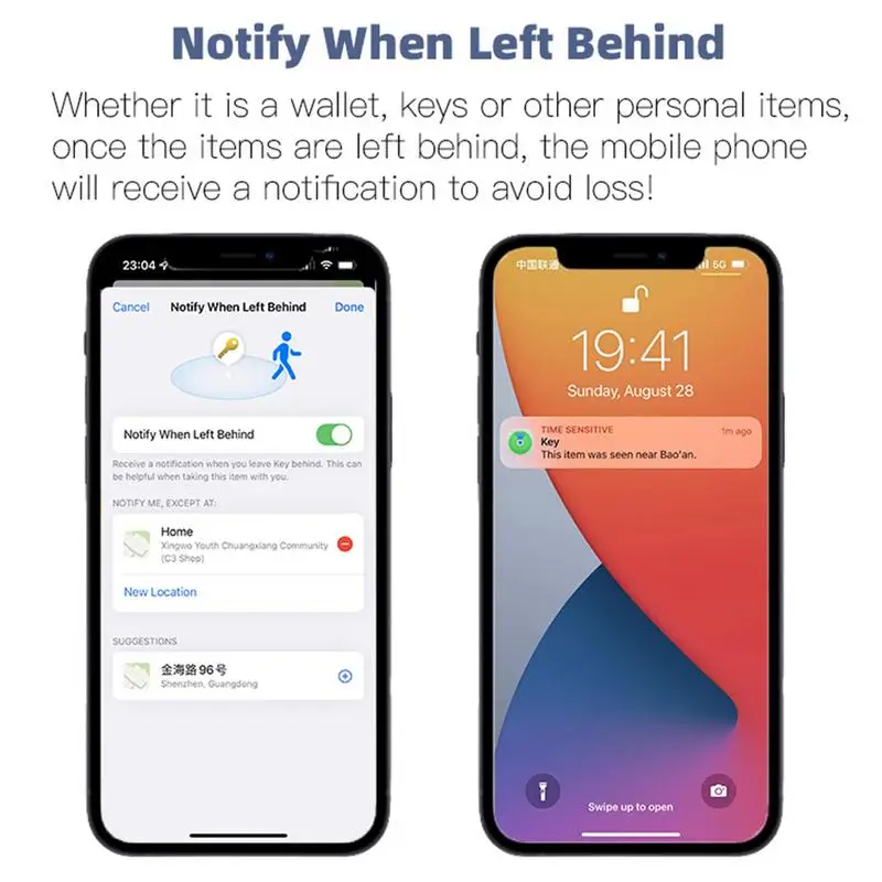 Mini Anti-loss Device Wallet Mobile Phone Lost Alarm Pet Key Smart Tracker Locator Two-way Object Finding Function GPS Tracker