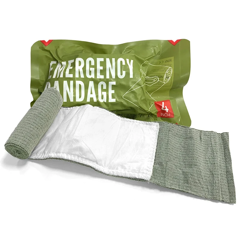 Emergency Bandage Training Trauma Hemostasis Vacuum Compression Tactical Bandage Outdoor Strap Sterile Wound Pad