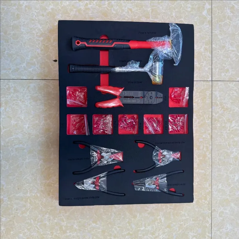 Hot Sale 7 Drawers Hand Operated Tool Trolley 420pcs CRV Tool Set Workshop Auto Repair Tools OEM Support