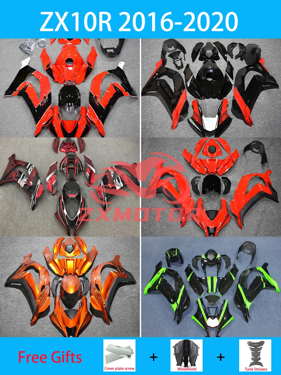 لكاواساكي ZX10R 2016 2017 2018 2019 2020 الهدايا المجمعة دراجة نارية مخصصة Fairings النينجا ZX-10R 16 17 18 19 20 جديد