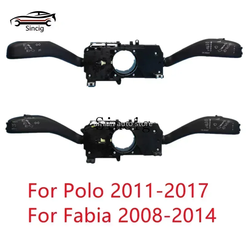 Przełącznik zespolony kierunkowskazów i wycieraczek do VW Polo 6R 2011-2017 Skoda Fabia 2008-2014 6RD953503H 6RD953503M