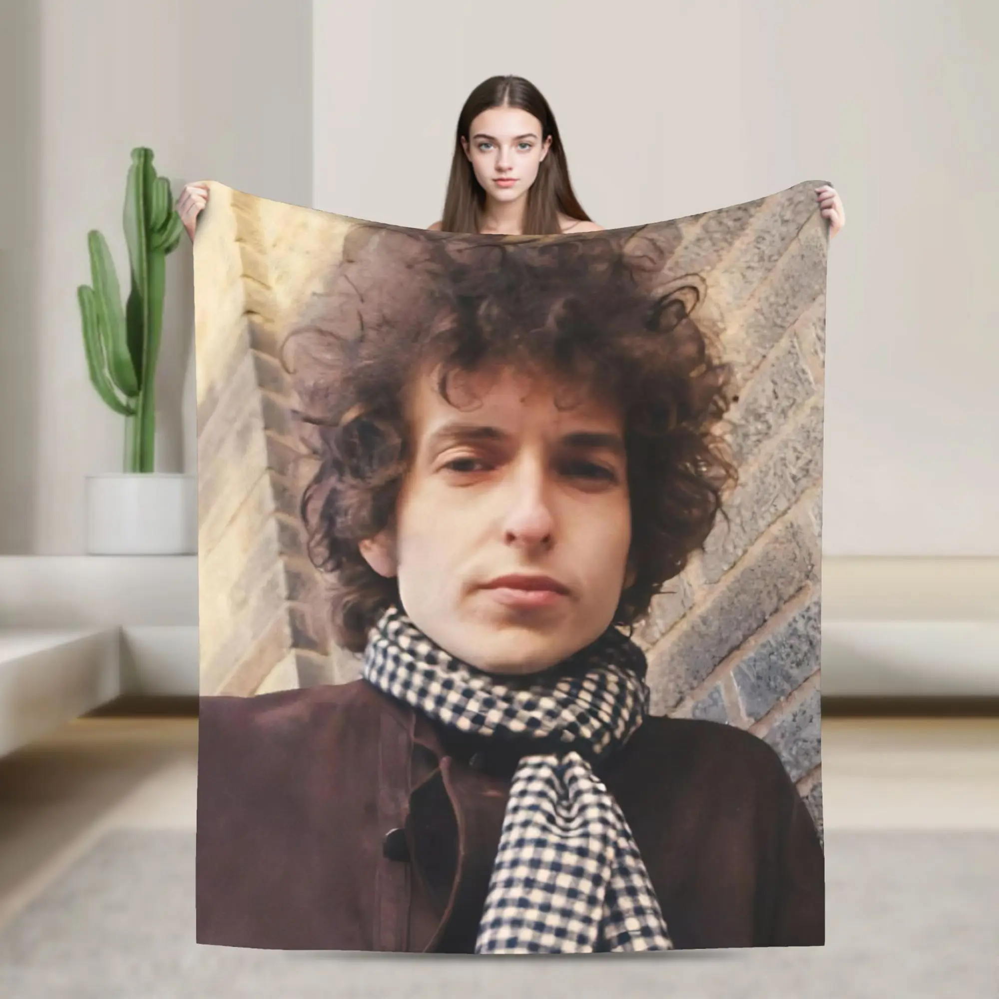 Bob Dylan Singer Accessories Blanket Super Soft Warm  Throw Blankets for Bed 50x60 Inches Multi-size Bedding Throws