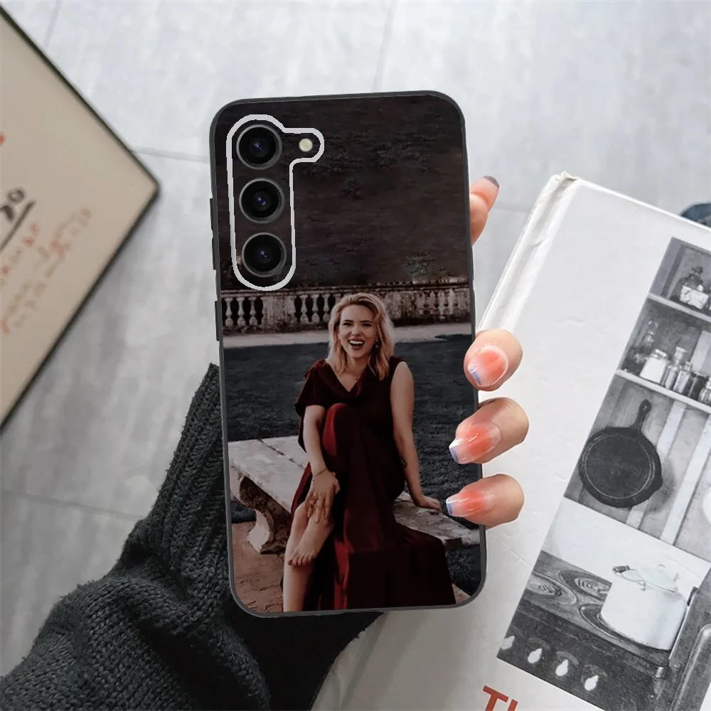 S-Scarlett J-Johansson-S Phone Case For Samsung Galaxy A13,21s,22,31,32,52,53,71,80,91 Black Soft Cover