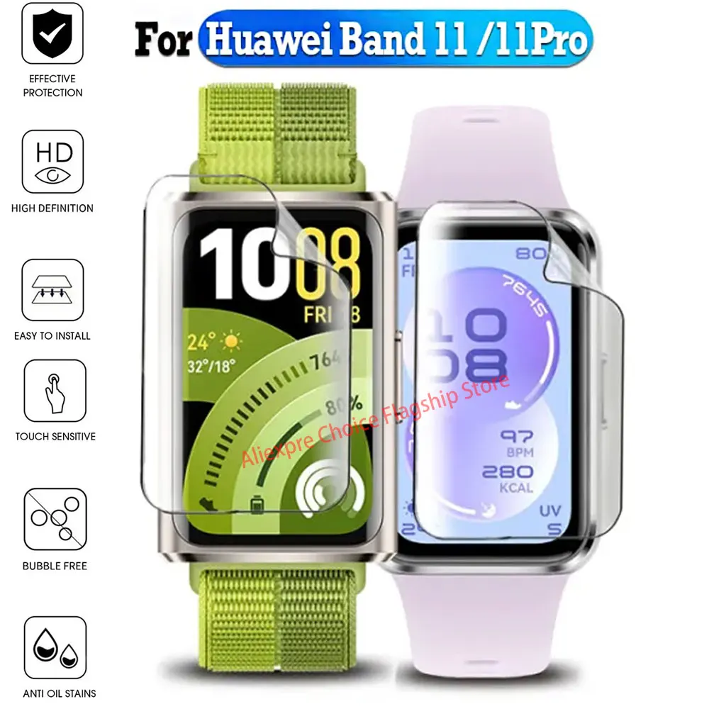 Soft Hydrogel Film Screen Protectors For Huawei Band 11 Pro Smart Watch Protective Film for huawei band 11 10 9 8
