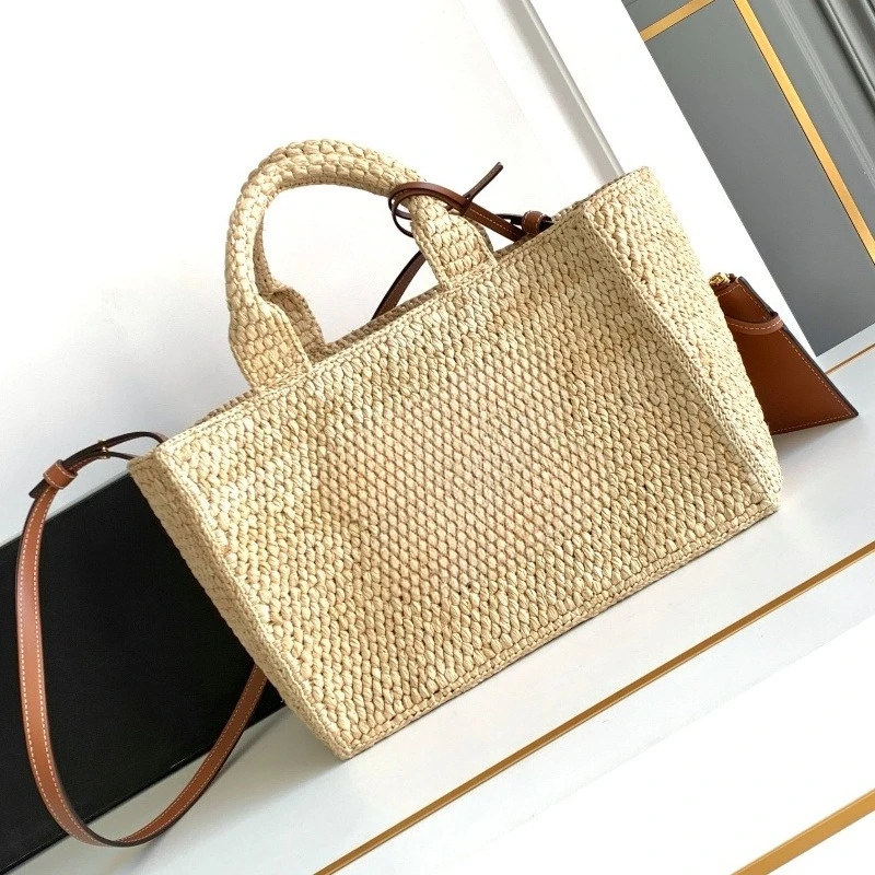 

Trendy Luxury Straw Shoulder Bag for Women Star Summer Beach Bag Raffia Casual Underarm Bag 2025 Rattan Woven Handbag for Women