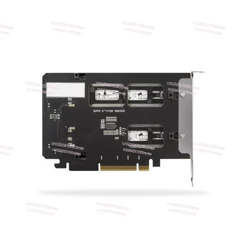 MB842MP-B 2-bit M.2 NVMe SSD to PCIe 4.0x8/x16 adapter card