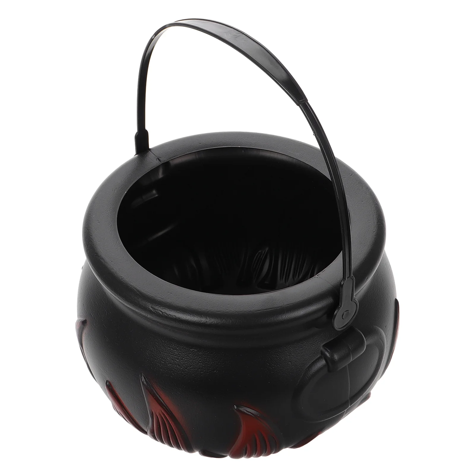 

Halloween Decoration Outdoor Party Decortions Mini Black Candy Cauldron Kettles Props Pumpkin Witch Container Flame