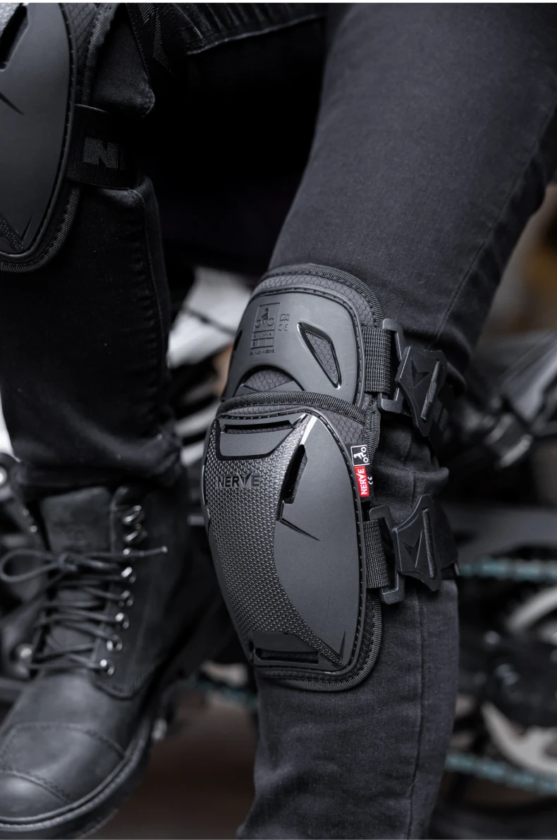 NERVE Motorrad Knieschützer Motocross Wachen Schutz CE2 Level Off-Road Racing Reiten Knieschützer MTB Moto Joelheira Sicherheitsschützer – Detail 11